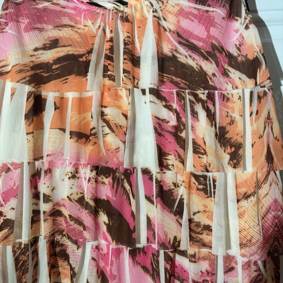 ❤️2/$15 or 3/$21❤️ Chico’s Tiered Ruffled Tank Top, Size 3, Women’s Size 16 - Picture 3 of 8